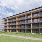 Rendering eines Wohnbaus am Reininghausgrund Graz